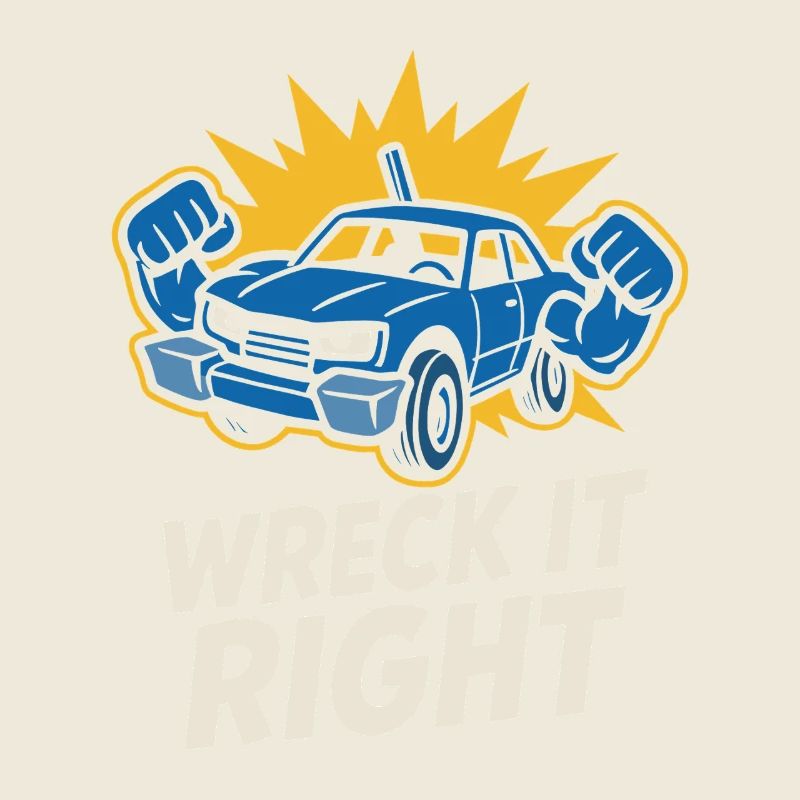 Demolition Derby Fan Pit Crew Crash Driver Fair