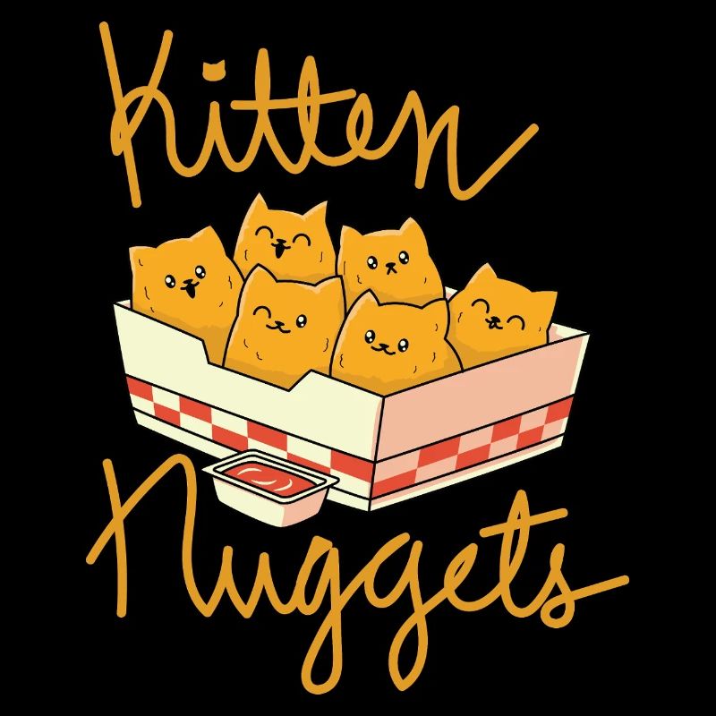 Chaton Nuggets Drôle de Chat