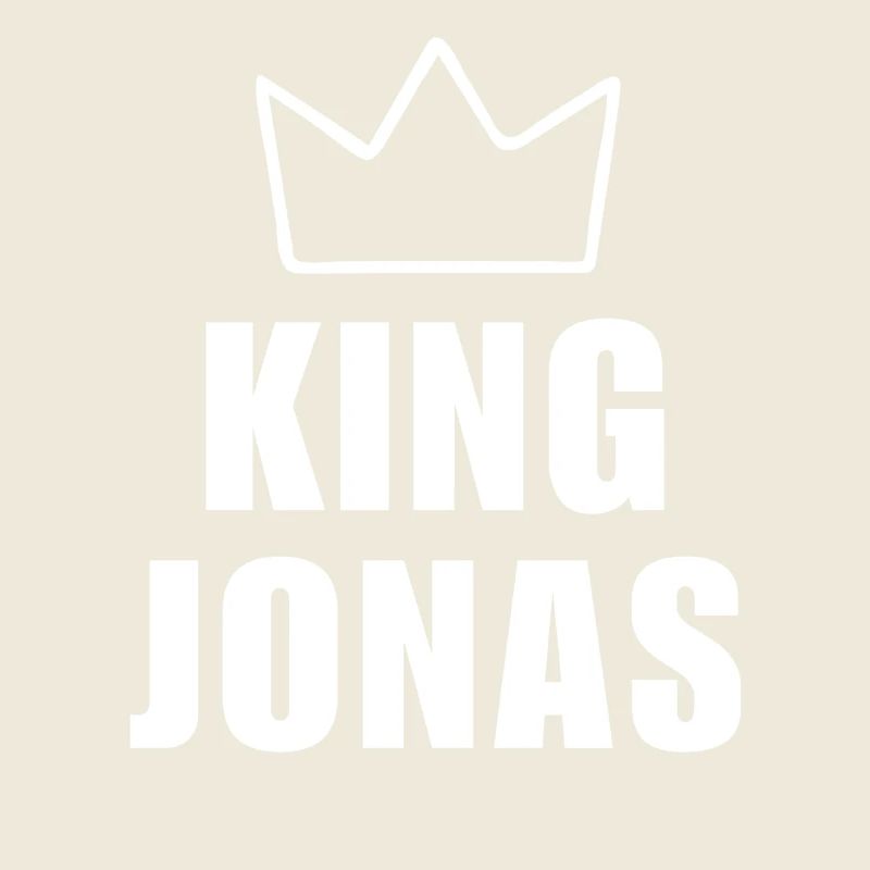 Jonas Name mit Buchstabe J - King Crown Hemd