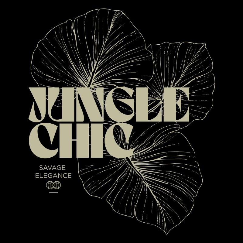 Tropical Monstera Leaf Pattern Design