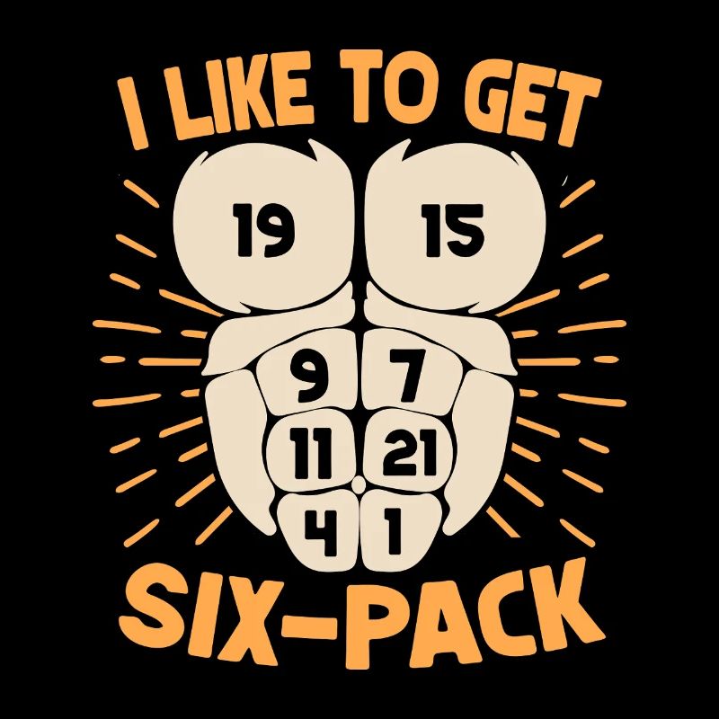 Bingo Game I Like To Get Six-Pack Bingo