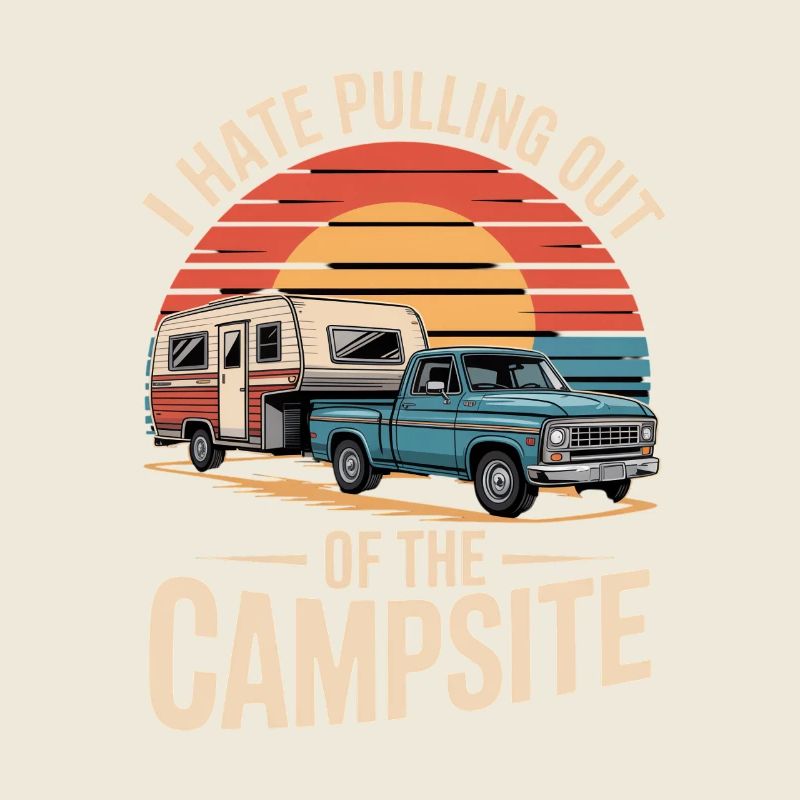Je déteste sortir du camping-car du camping
