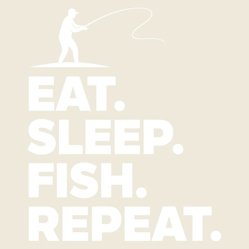 Manger dormir poisson répéter pêcheur dire passe-temps