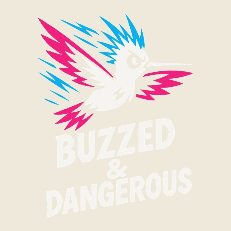Funny Hummingbird Mem Winziger Vogel Big Energy