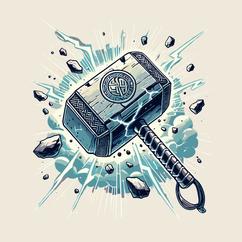 Mjolnir Power Strike Illustration