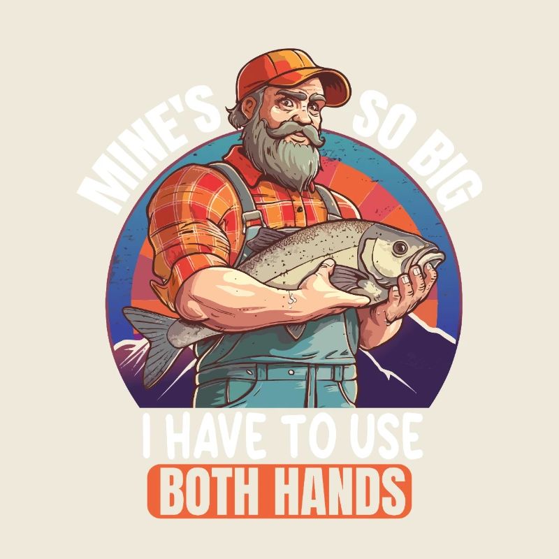 Dicton de pêcheur avec du poisson