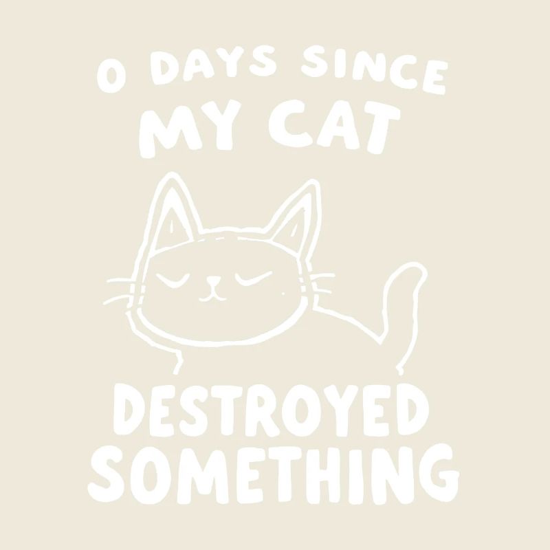 0 jours depuis que mon chat a détruit quelque chose d’amusant