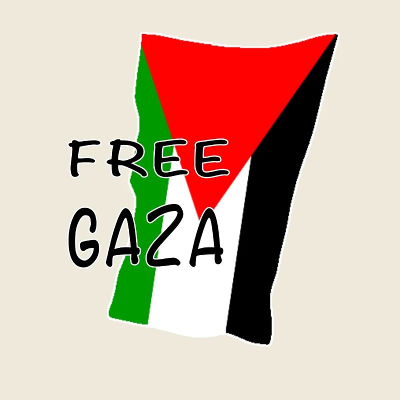 Motif du drapeau de Gaza libre