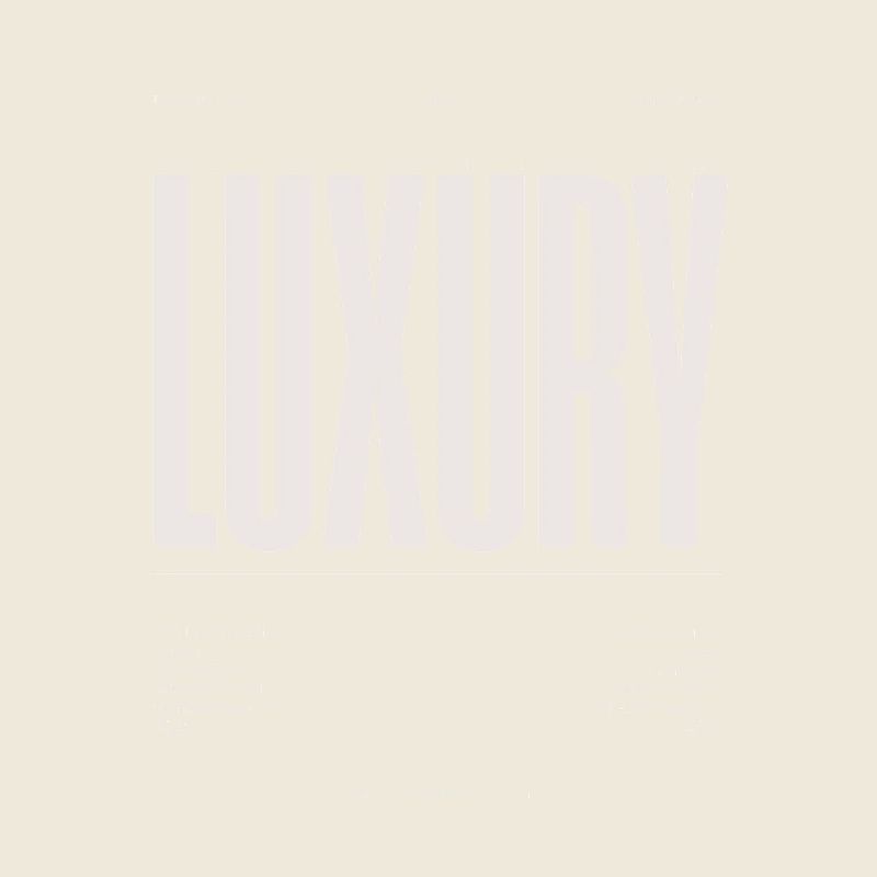 Typographie majuscule de luxe