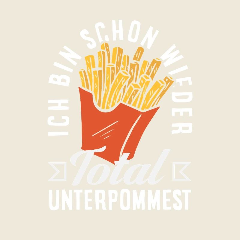 Totally underpommest encore une fois – blague sur les frites
