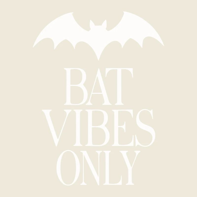Bat Vibes Only – Goth Statement