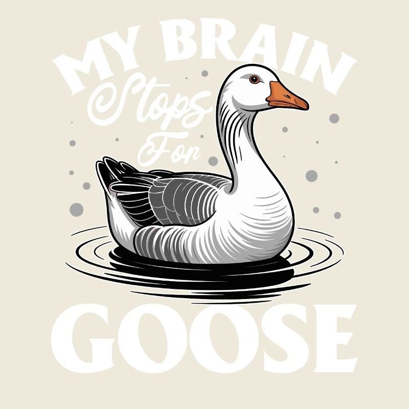 Funny Bird Goose