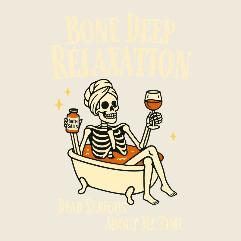 Bone Deep Relaxation – Lustiges Skelett Wellness