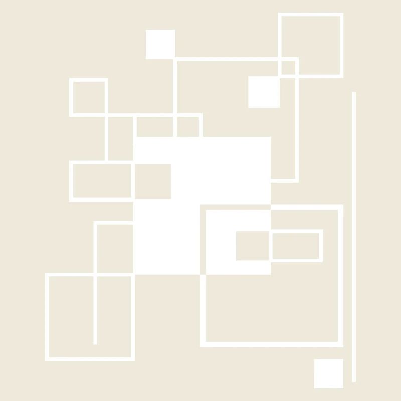 Geometric Gridline Mosaic composition
