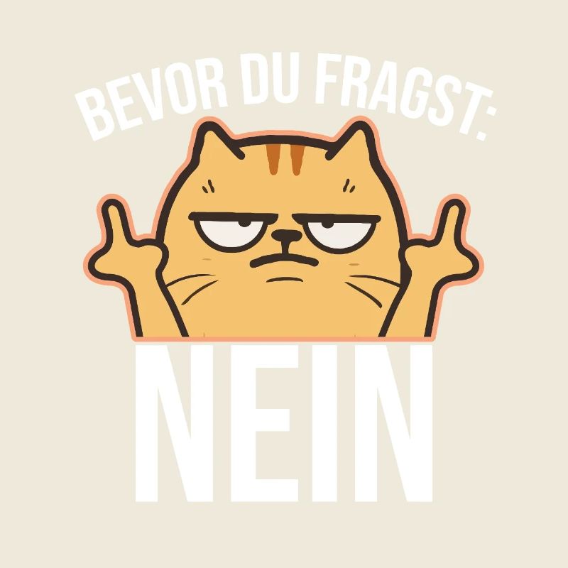 Mittelfinger Katze 