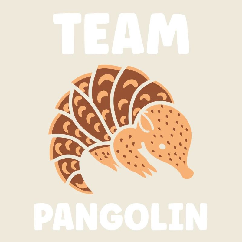Pangolin Équipe Cartoon