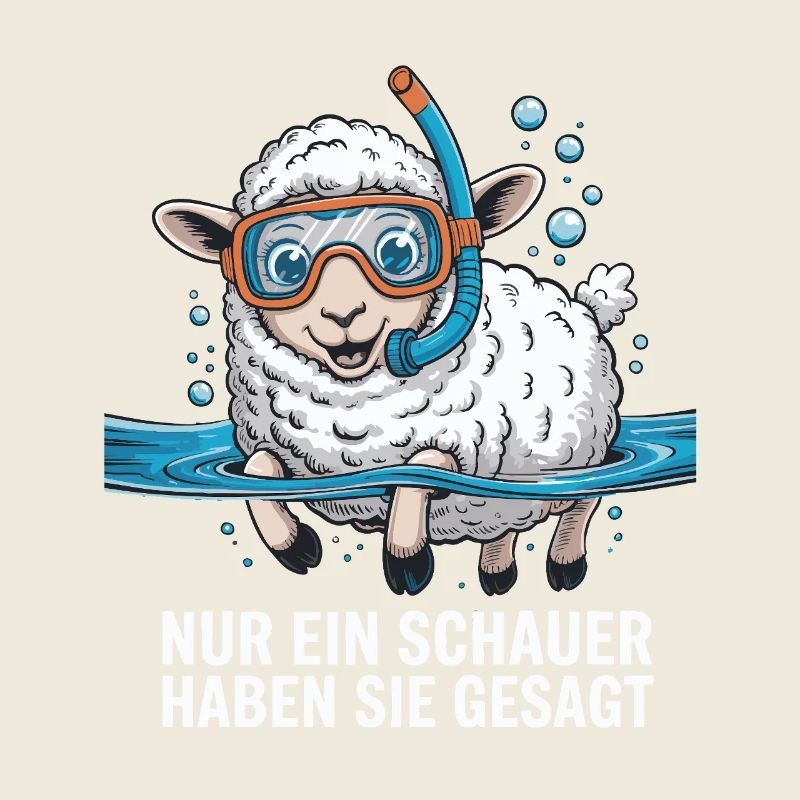 Nur ein Schauer – Lustiges Schaf Design