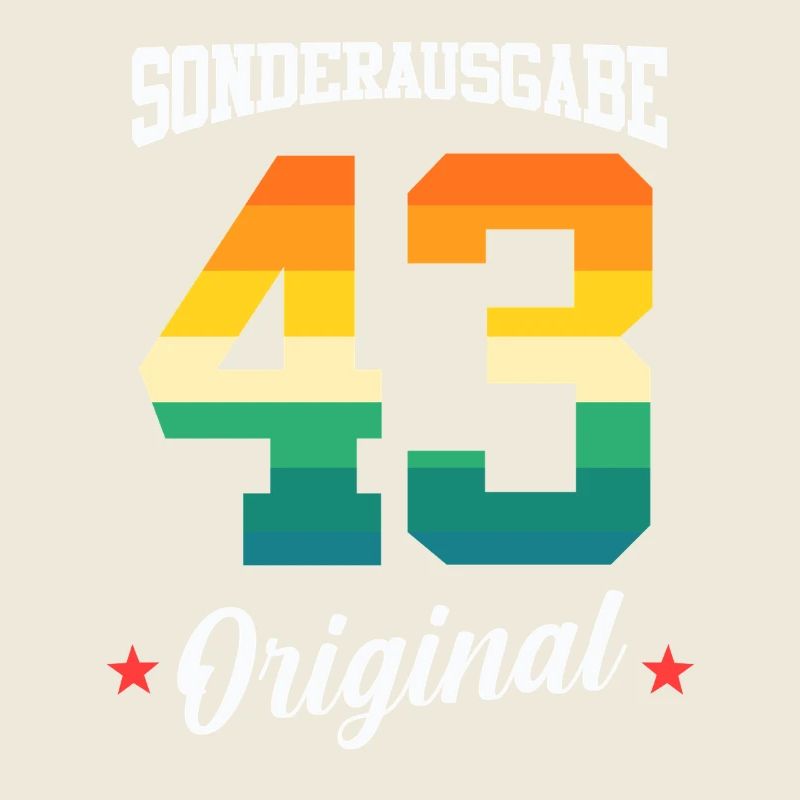 43 Geburtstag