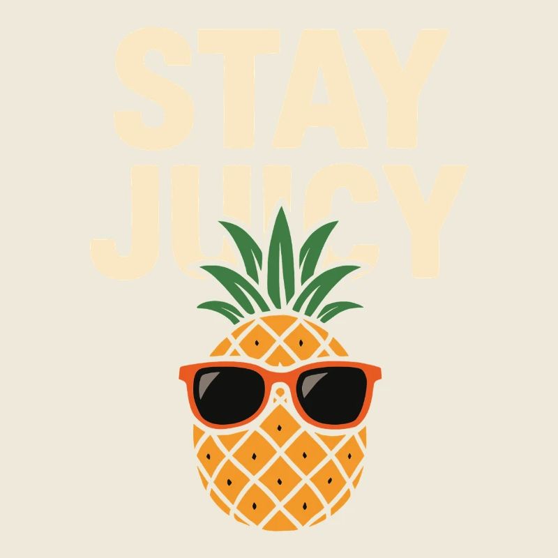 Stay Juicy - Design d’ananas cool