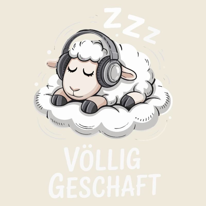 Völlig geschafft geSchaft Schaf Design