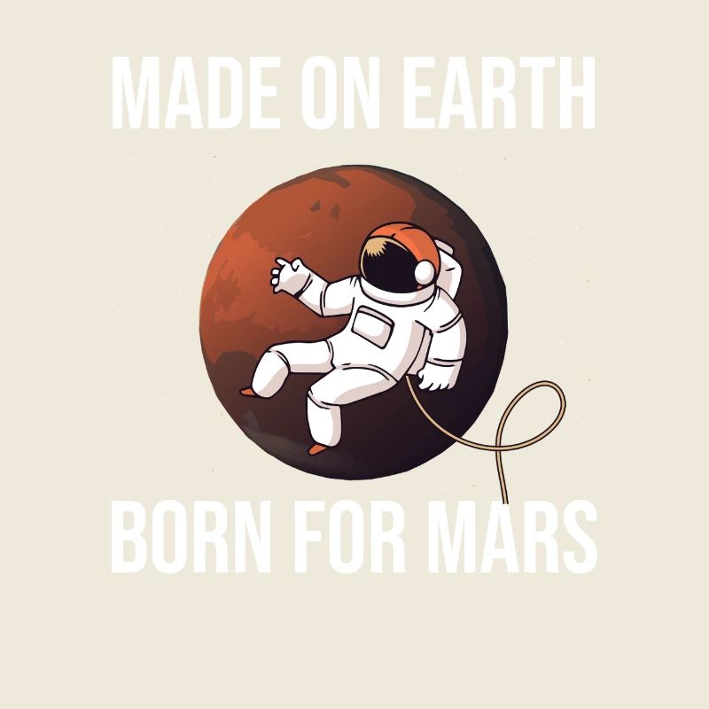 Mars planète espace fusée vintage