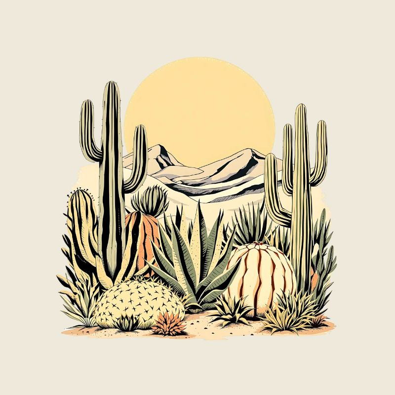 Cactus Boho Nature