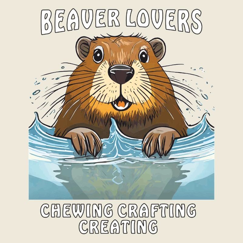BEAVER LOVERS CHEWING CRAFTING CREATING
