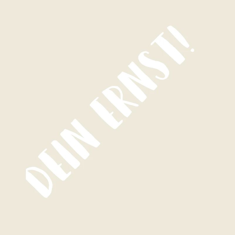 Dein Ernst Diagonal Typo