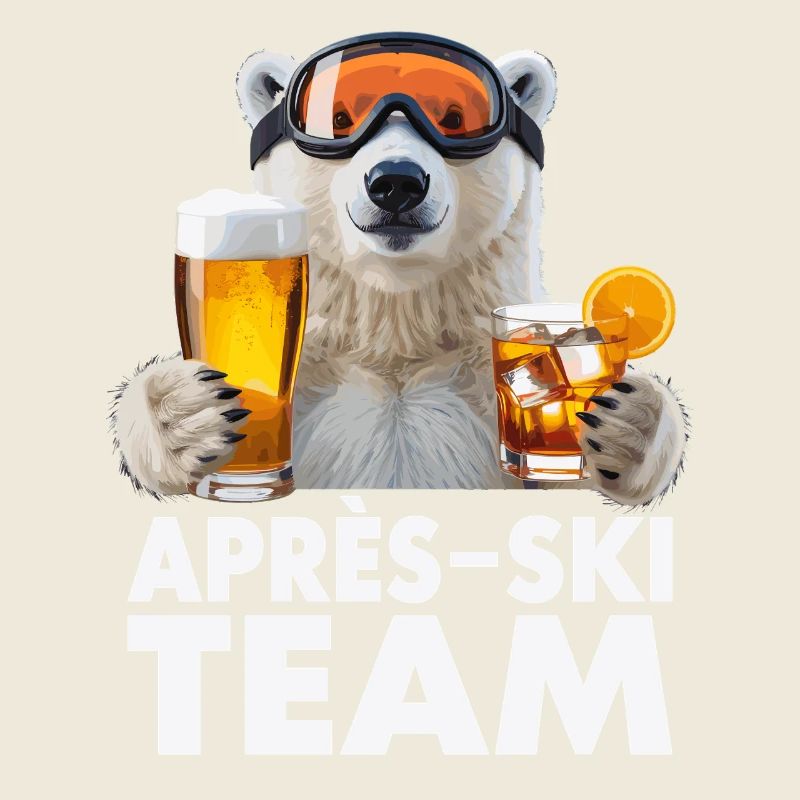 Après-Ski Team Bär mit Getränken