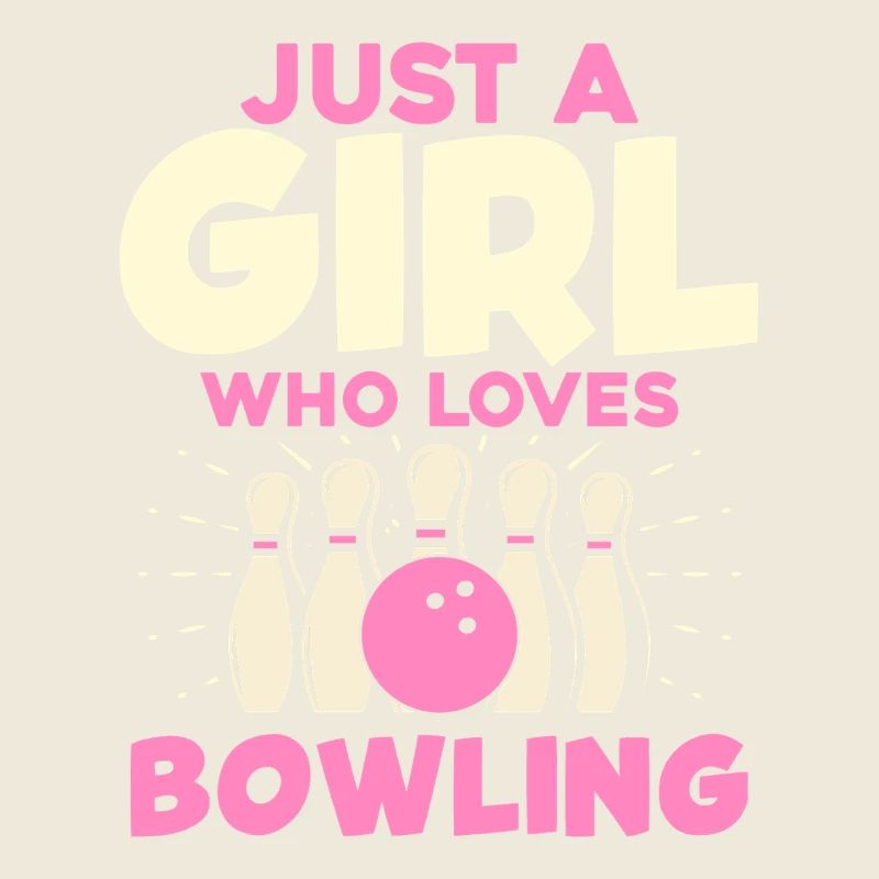 Nur ein Mädchen liebt Bowling