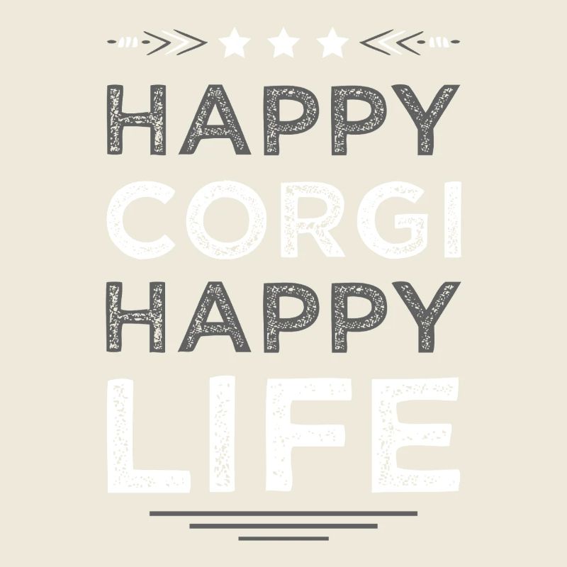 Vie heureuse de corgi