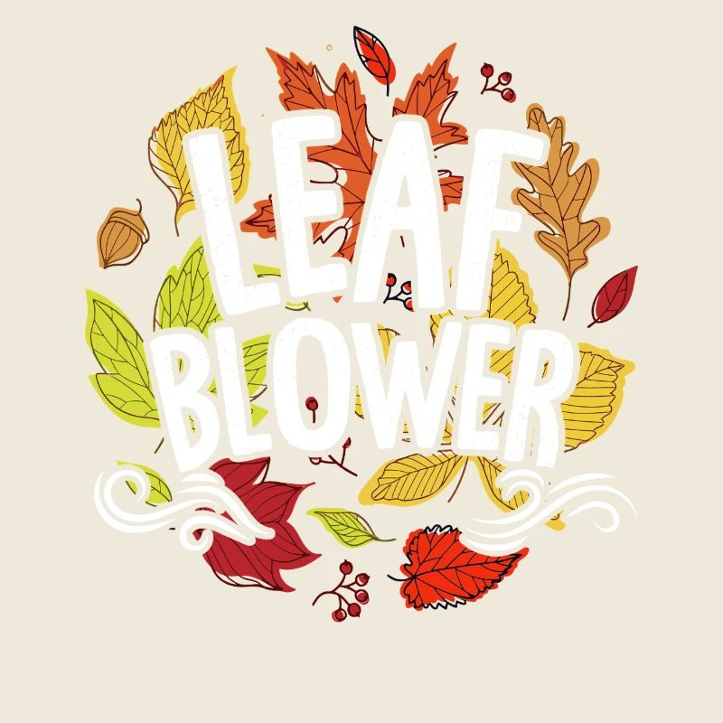 Funny Leaf Blower Fall Costume Couple Matching