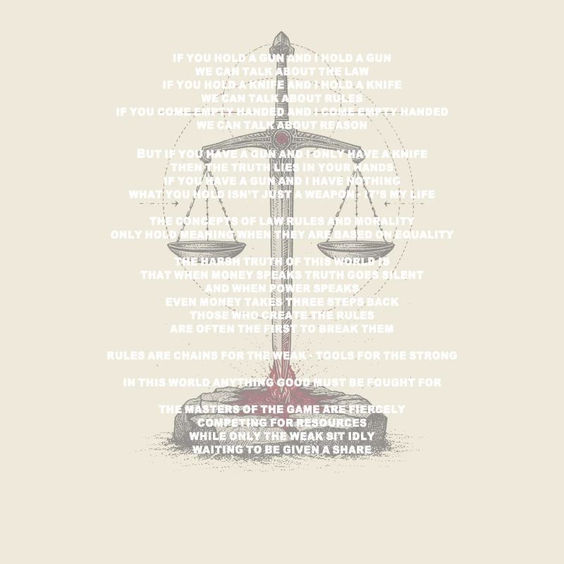 Philosophical reflection on justice and power