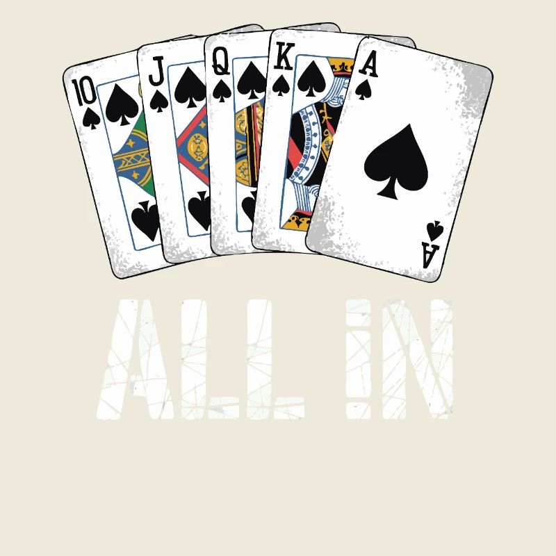 Poker Royal Flush - Conception ALL IN