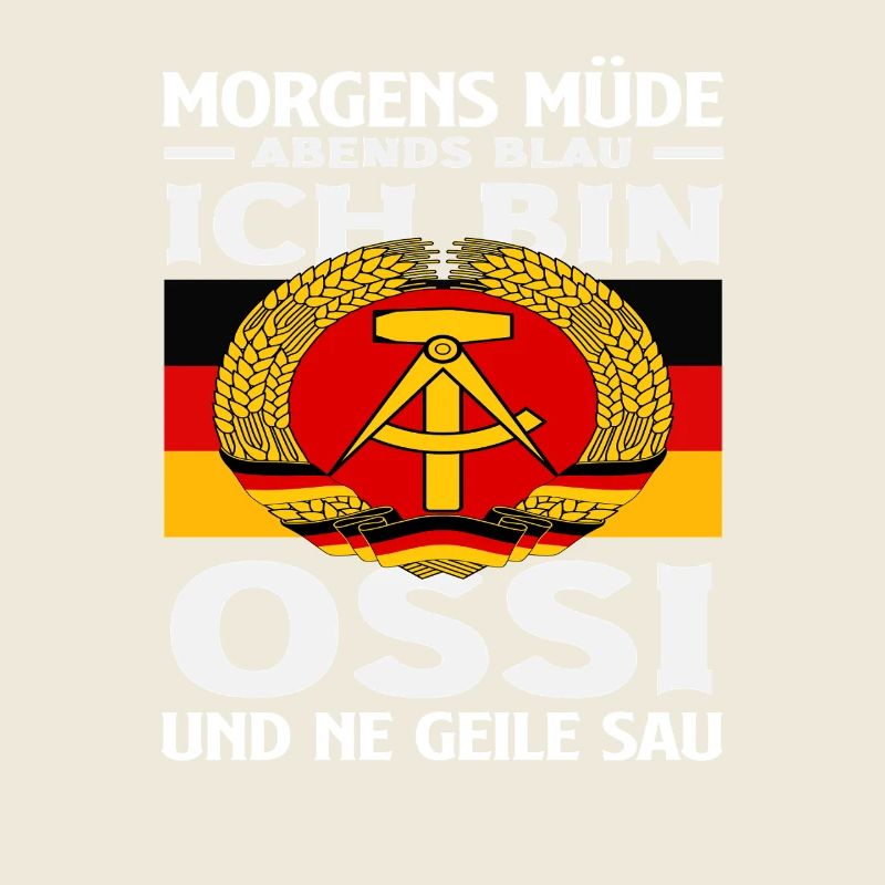 Matin fatigué Ossi Dire RDA Pride Allemagne de l’Est