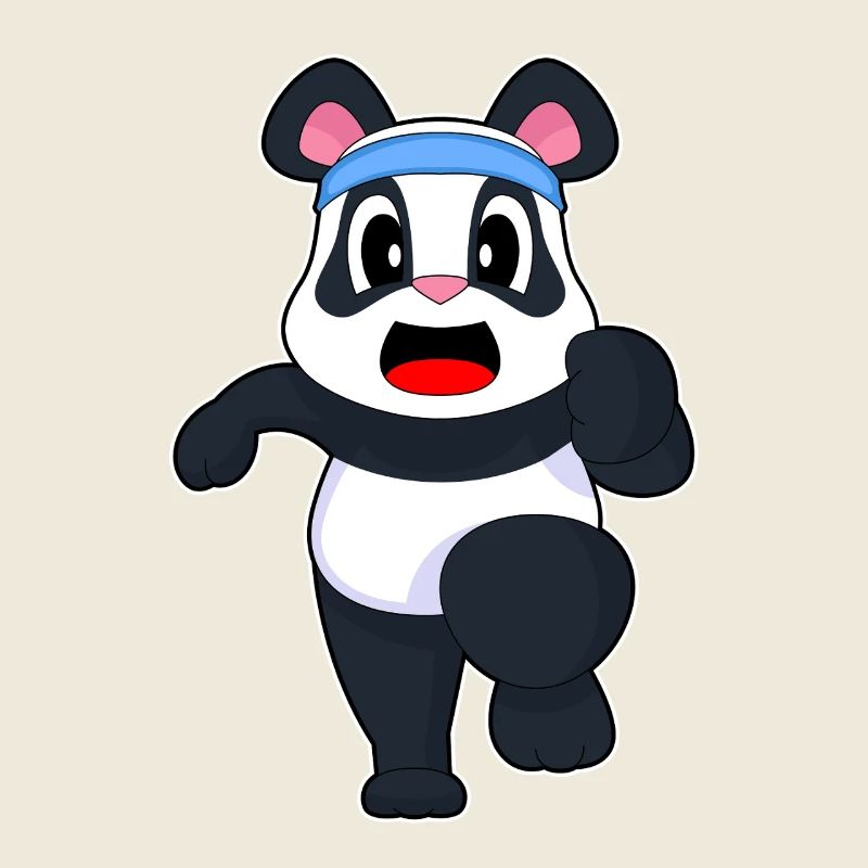 Panda Jogger Jogging Sport