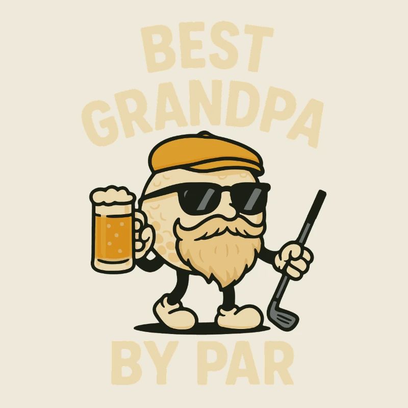 Bester Opa Nach Par Lustiger Golf Vatertagsliebhaber