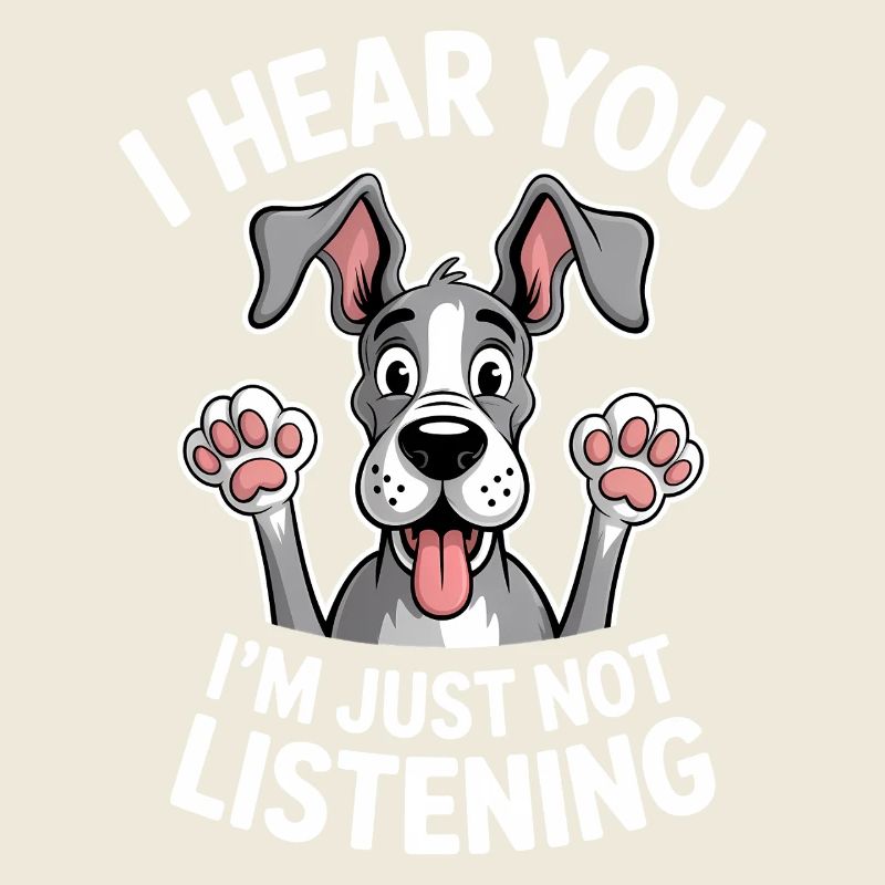 Deutsche Dogge Spruch Lustiges Dogge Geschenk