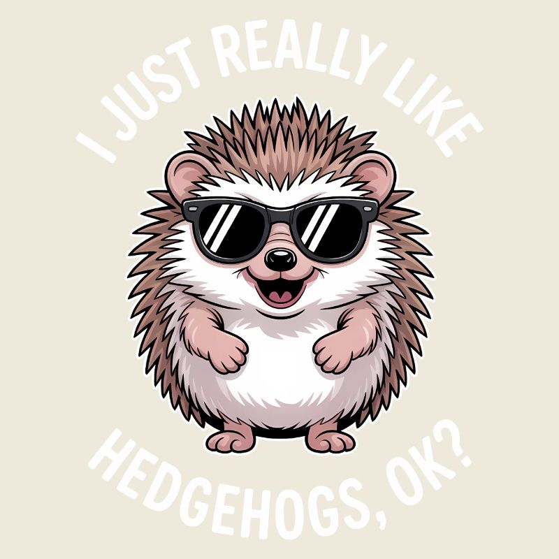 hérisson disant drôle de cadeau de hérisson