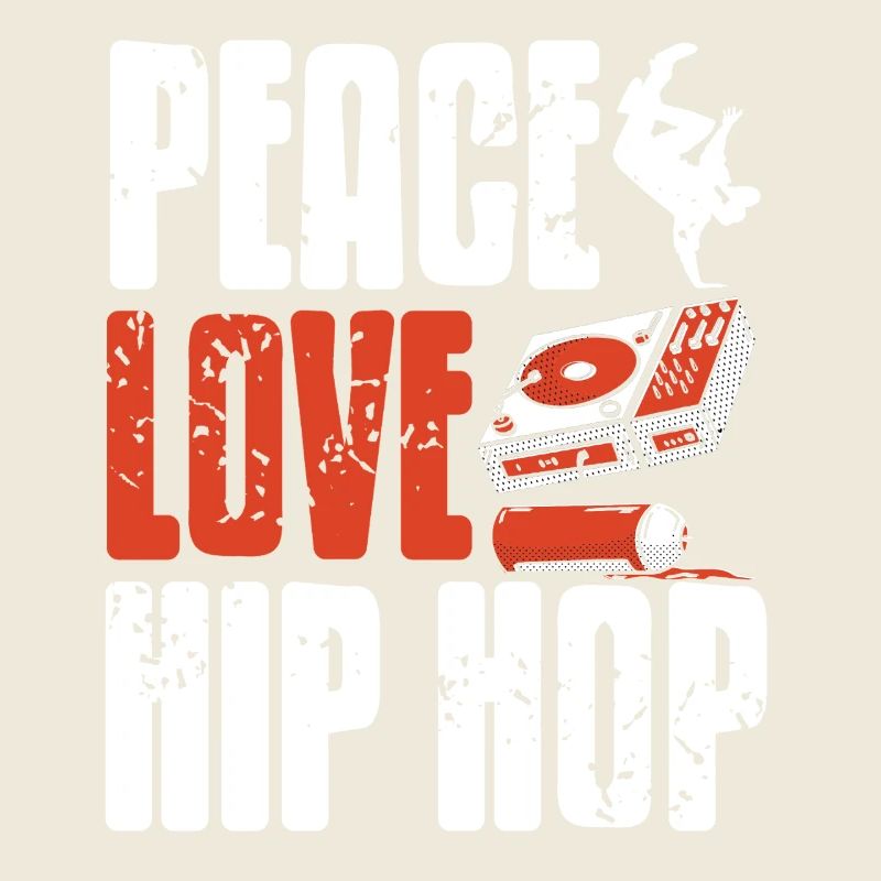 Paix Unité Beat Mouvement Graffiti DJ Bboy Flow