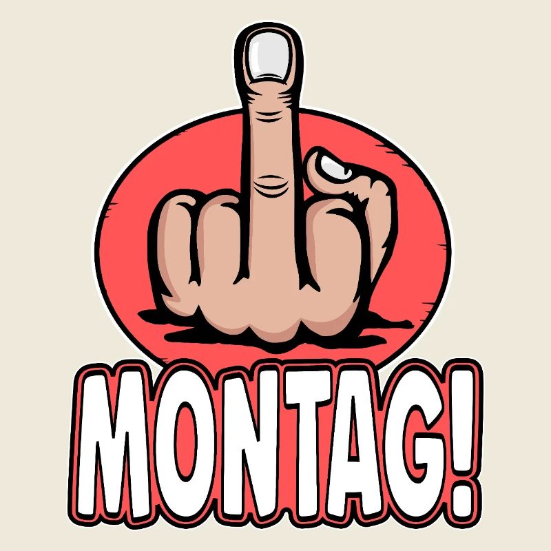 Middle Finger Stinky Finger Monday Design