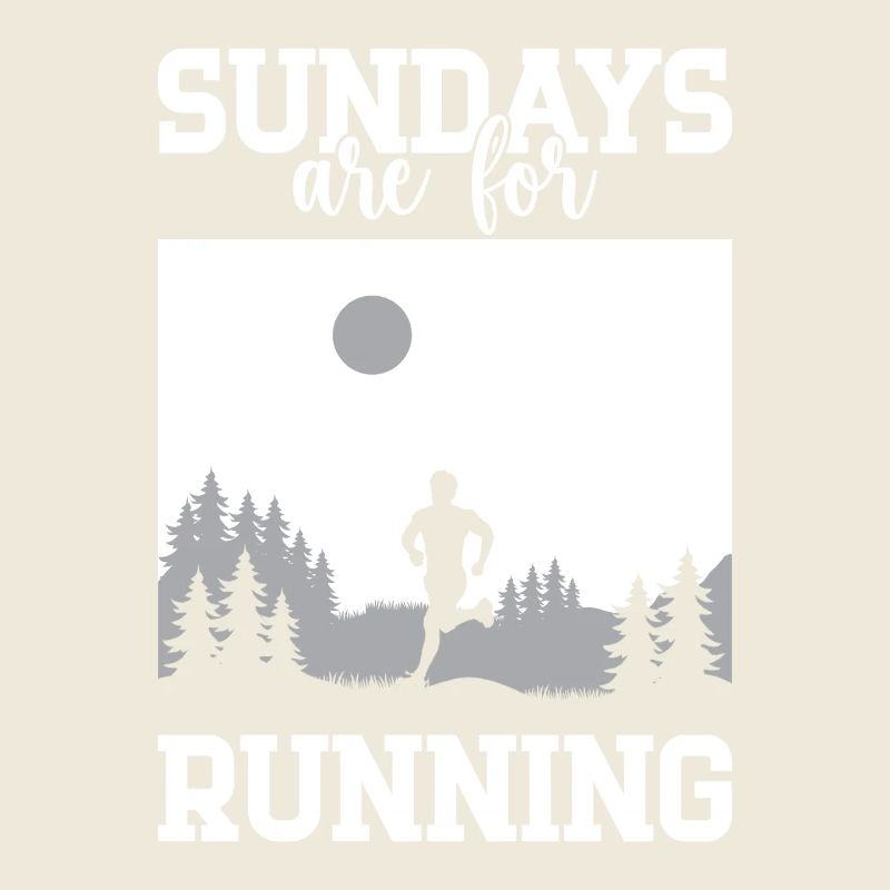Marathon Runner Sundays Are For Running Gift