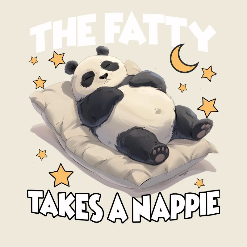 Panda-Nachthemd – lustiger Pyjama, gemütlicher Pan