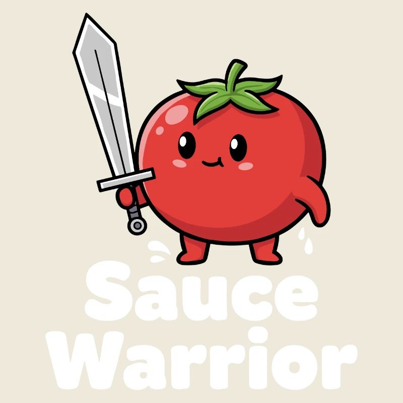 Tomato Warrior with Sword
