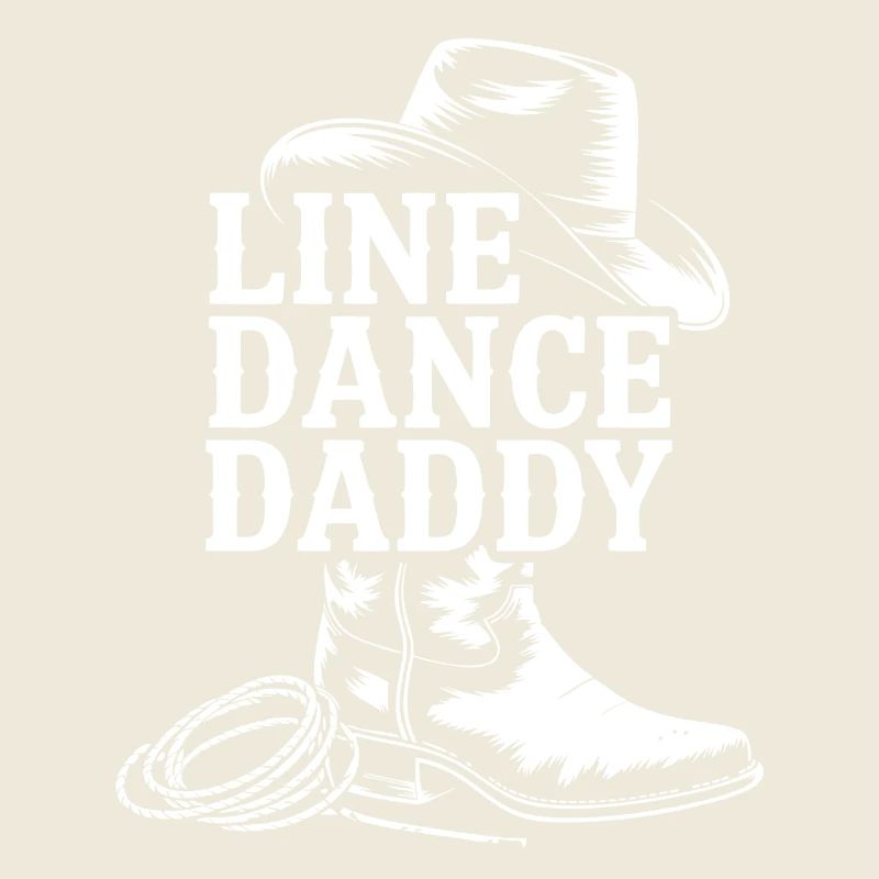 Cowboy Line Dance Daddy Motif