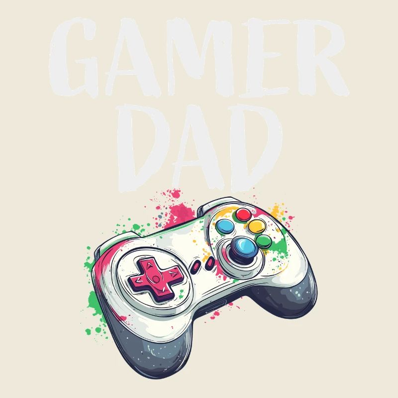 Gamer Dad Controller Splash