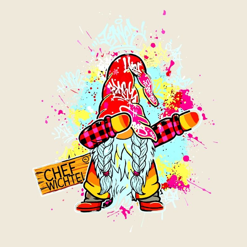 CHEF WICHTEL Dab Graffiti Männlich Xmas