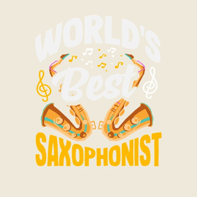 Saxophone Saxophonist Player Jazz hobby lover