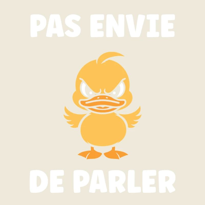 Pas envie de parler Canard