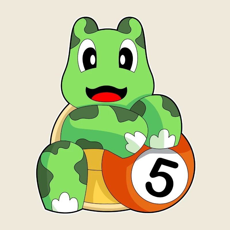 Jeu de billard de billard Tortue